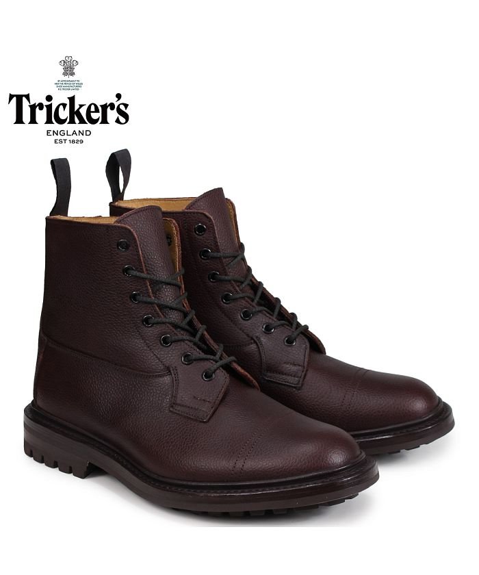 セール トリッカーズ Trickers カントリーブーツ Grassmere 5ワイズ メンズ ブラウン 65 トリッカーズ Tricker S Magaseek