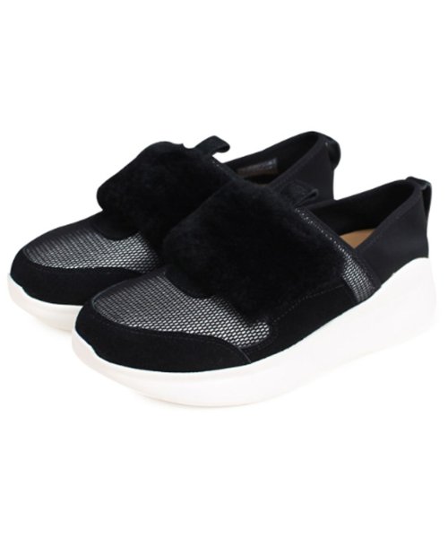 UGG(UGG)/UGG アグ スニーカー スリッポン ピコ トレーナー レディース WOMENS PICO TRAINER ブラック グレー ピンク 1101012/ブラック