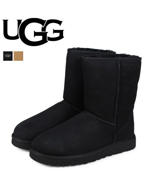 Ugg アグ ムートンブーツ メンズ クラシック ショート Mens Classic Short 5800 ブラック シープスキン アグ Ugg Magaseek