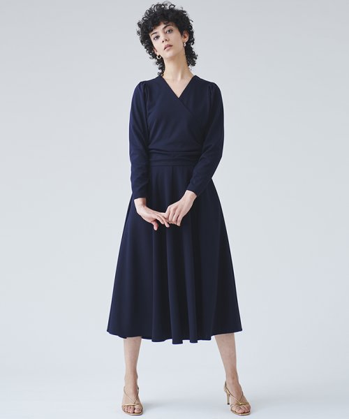 セール カシュクールカットソーワンピース ランバンオンブルー Lanvin En Bleu Magaseek