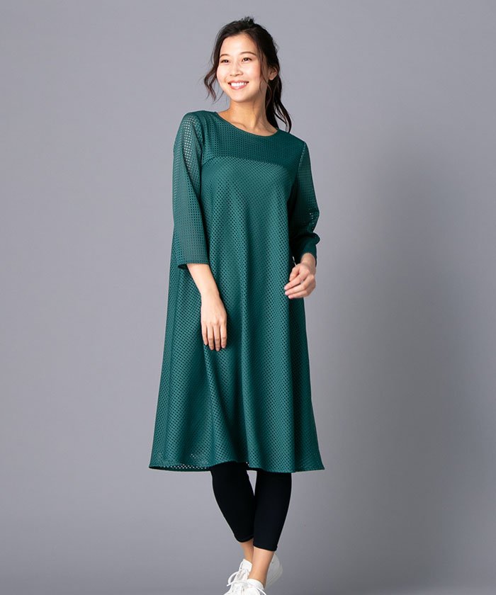 セール メッシュワンピース レリアン Leilian Magaseek