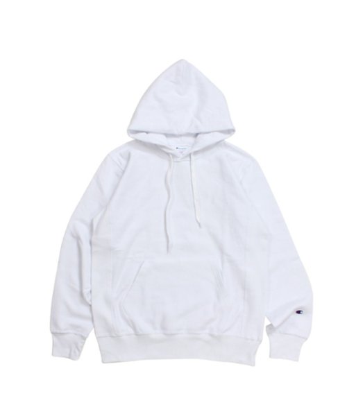 CHAMPION(チャンピオン)/チャンピオン Champion パーカー リバースウィーブ スウェット プルオーバー メンズ レディース REVERSE WEAVE PULLOVER HOOD/ホワイト