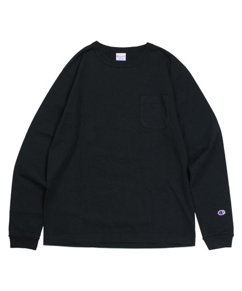 CHAMPION(チャンピオン)/チャンピオン Champion Tシャツ 長袖 メンズ レディース LONG SLEEVE T－SHIRT ブラック ホワイト グレー ネイビー 黒 白 C5－/ブラック