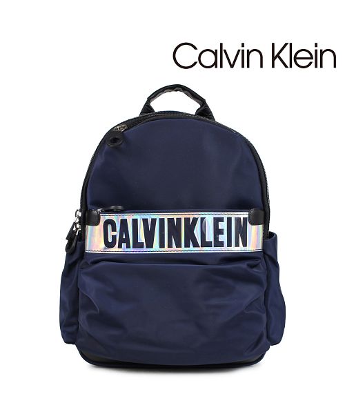 定番得価 Calvin Klein - Calvin Klein バックパック ネイビーの通販