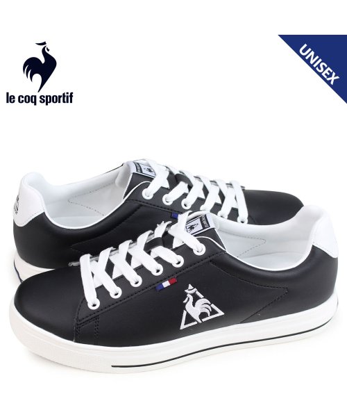 ルコック スポルティフ Le Coq Sportif スニーカー テルナ バウンド コート メンズ レディース Teluna Bound Court ブラック ルコックスポルティフ Lecoqsportif Magaseek
