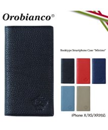 Orobianco(オロビアンコ)/オロビアンコ Orobianco iPhone XR X XS ケース 手帳型 スマホ 携帯 アイフォン MINIMO レザー メンズ レディース/ブラック