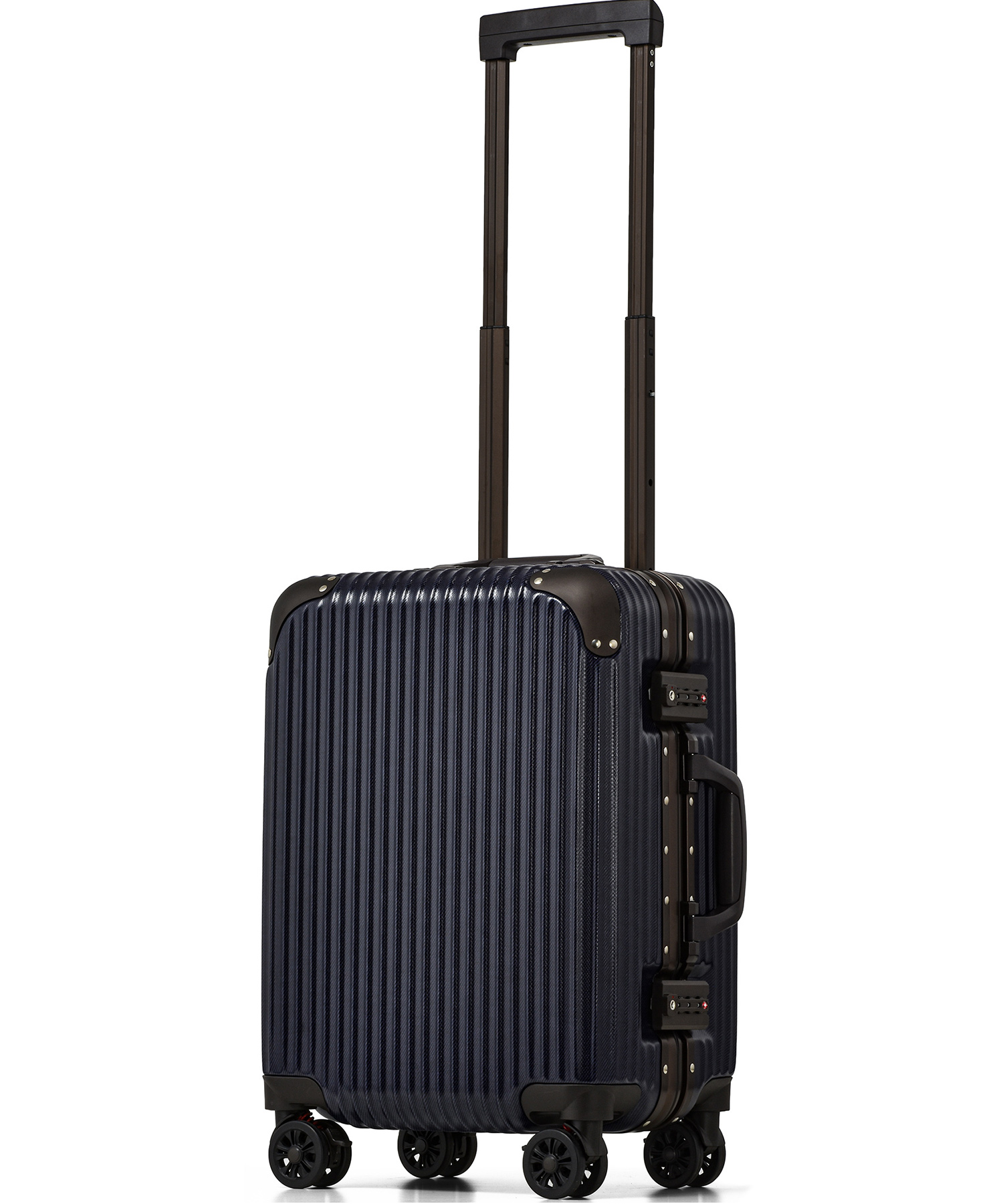 軽量Ｌサイズ黒　8輪静音キャリーケース　キャリーバッグ　スーツケース