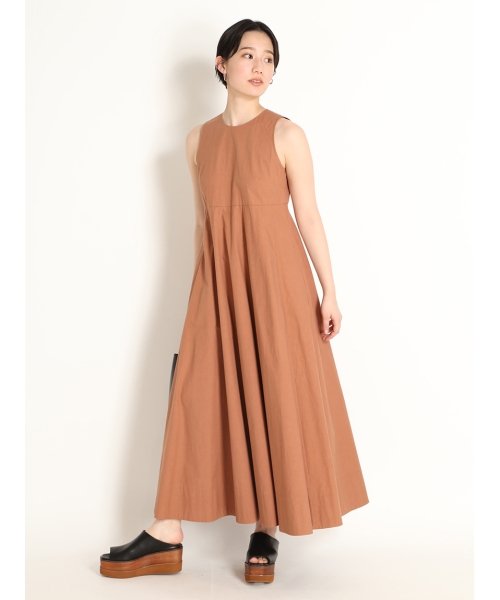 セール コットンaラインロングワンピース スナイデル Snidel Magaseek