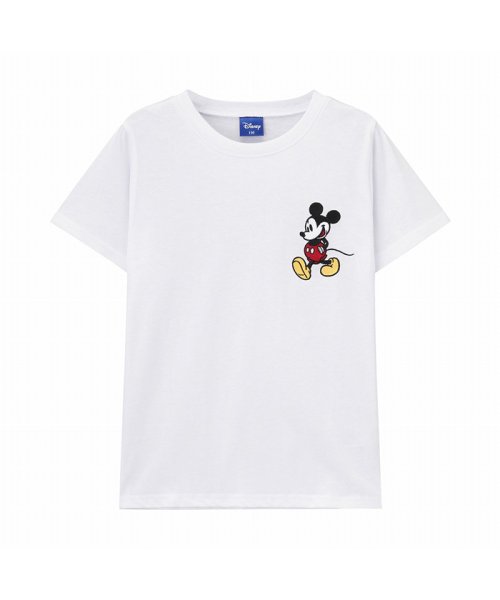 Disney ディズニー ボーイズ 刺繍ミッキーTシャツ 326107085(503026297)  マックハウス（キッズ）(MAC  HOUSE(kid's)) - MAGASEEK