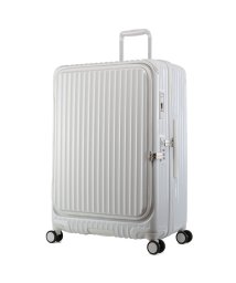 CARGO(カーゴ)/カーゴ スーツケース 100L Lサイズ フロントオープン ストッパー付き 軽量 大型 大容量 エアレイヤー CARGO cat738ly キャリーケース/ホワイト