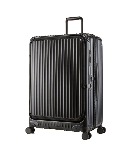 CARGO(カーゴ)/カーゴ スーツケース 100L Lサイズ フロントオープン ストッパー付き 軽量 大型 大容量 エアレイヤー CARGO cat738ly キャリーケース/ブラック