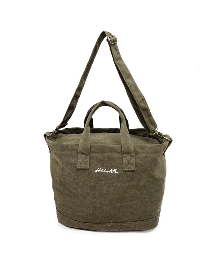 バッグ ショルダーバッグ トートバッグ 2way レディース メンズ フタ付き 布 キャンバス 帆布 Holidaya M ホリデーエーエム Holiday A M Magaseek