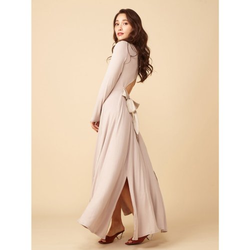 セール バックリボンスリットマキシワンピース ロイヤルパーティー Royal Party Magaseek