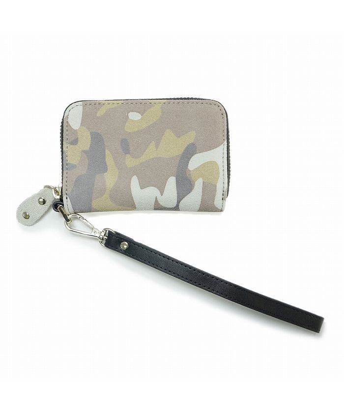 財布 小銭入れ 本革 スウェード ヒョウ柄 迷彩柄 コインケース レザー メンズ レディース Keys キーズ キーズ Keys Magaseek