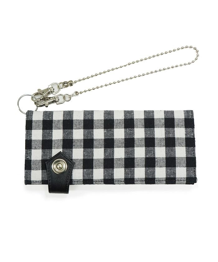 財布 長財布 メンズ レディース ブロック チェック スナップ ウォレットチェーン付き キーズ Keys キーズ Keys Magaseek 財布 長財布 メンズ レディース ブロック チェック スナップ ウォレットチェーン付き キーズ Keys キーズ Keys Magaseek