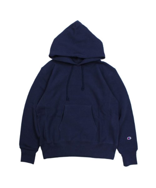 CHAMPION(チャンピオン)/チャンピオン Champion パーカー リバースウィーブ スウェット プルオーバー メンズ REVERSE WEAVE PILLOVER HOODED SWE/ネイビー