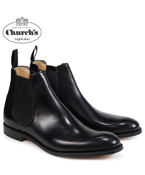 チャーチ Churchs 靴 ヒューストン ブーツ サイドゴア ショートブーツ メンズ HOUSTON CHELSEA BOOTS POLISHED  BINDE