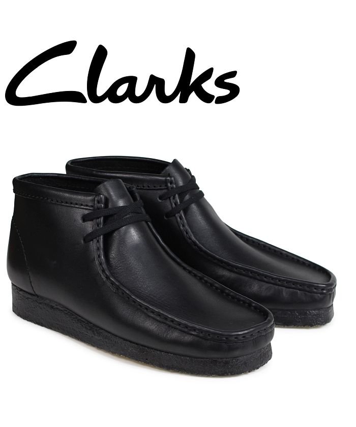 セール クラークス オリジナルズ Clarks Originals ワラビー ブーツ メンズ Wallabee Boot Mワイズ ブラック クラークス Clarks Magaseek