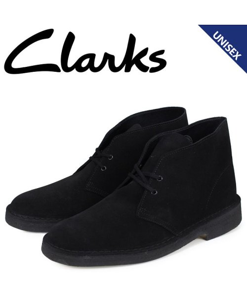 クラークス Clarks デザートブーツ メンズ レディース Desert Boot スエード ブラック 予約商品 1 21頃入荷予定 追加 クラークス Clarks Magaseek