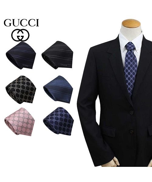 クーポン セール 10 Off グッチ Gucci ネクタイ イタリア製 シルク ビジネス 結婚式 Tie メンズ グッチ Gucci Magaseek