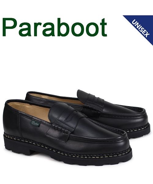 クーポン開催中 パラブーツ Paraboot ランス Reims シューズ ローファー メンズ レディース ブラック 12 9 追加入荷 パラブーツ Paraboot Magaseek