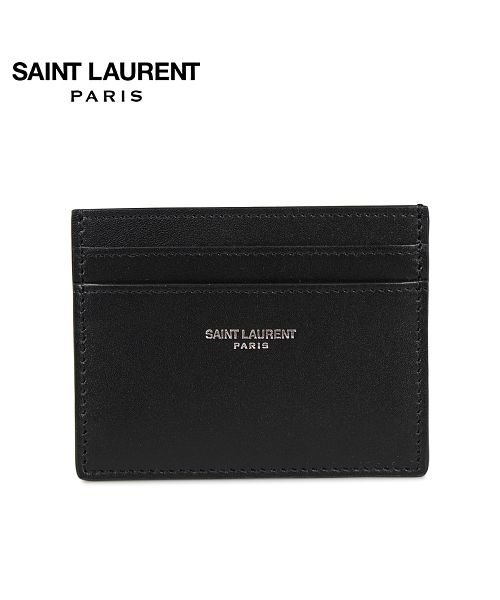 サンローラン パリ SAINT LAURENT PARIS パスケース カードケース ID 定期入れ メンズ 本革 YSL CREDIT CARD CASE ブ パリ SAINT LAURENT PARIS パスケース カードケース ID
