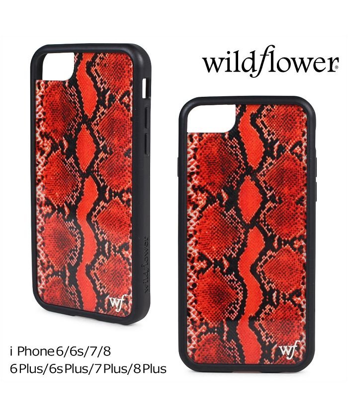 セール Wildflower ワイルドフラワー Iphone 8 7 6 6s Plus ケース スマホ 携帯 アイフォン レディース スネーク レッド Rsna ネ ワイルドフラワー Wildflower Magaseek