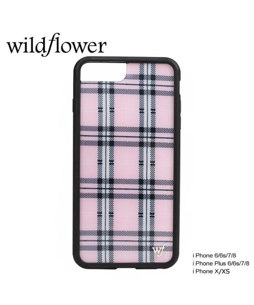 セール Wildflower ワイルドフラワー Iphone 8 X 7 6 6s Plus ケース スマホ 携帯 アイフォン レディース チェック ピンク Ppla ワイルドフラワー Wildflower Magaseek
