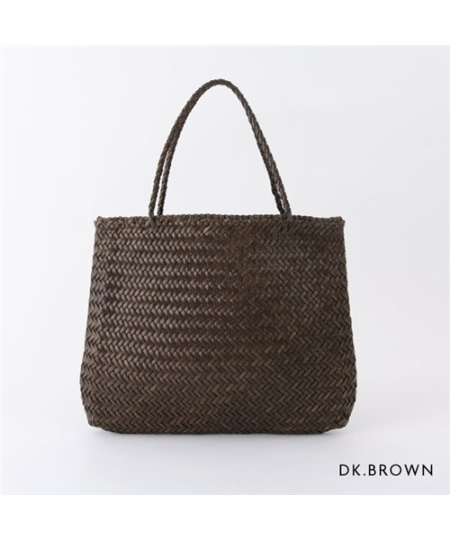 DRAGON(ドラゴン)/【dragon(ドラゴン)】dragon diffusion ドラゴン ディフュージョン 8099 SOPHIE BIG BAG レザー メッシュバッグ ハンド/DK.BROWN