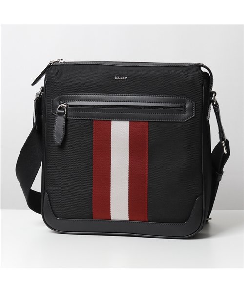 セール 28 Off Bally バリー Choller Tsp クロスボディーバッグ ショルダーバッグ メッセンジャーバッグ バリーストライプ 鞄 10 Black メンズ バリー Bally Magaseek