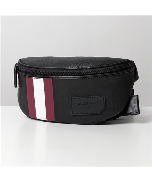 セール 18 Off Bally バリー Sonni Of コーテッドキャンバス バムバッグ ショルダーバッグ メッセンジャーバッグ ボディバッグ 鞄 06 Black メンズ バリー Bally Magaseek
