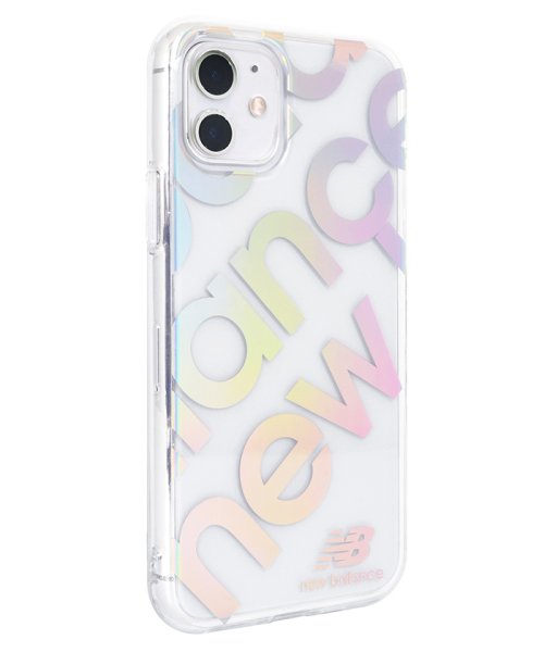 new balance(ニューバランス)/iPhone11 ケース ニューバランス New Balance TPUクリアケース スタンプロゴ オーロラ iphone11 ケース iphonexr ケース/オーロラ