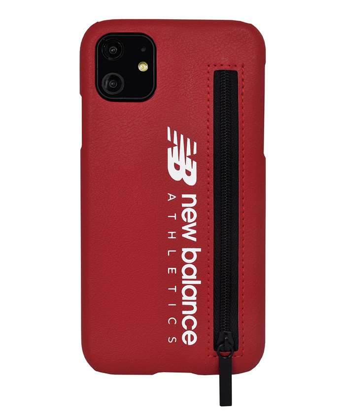 Iphone ケース Iphone11 ニューバランス New Balance ジップ付き背面ケース レッド Iphone11 Iphonexr エムファクトリー Mーfactory Magaseek