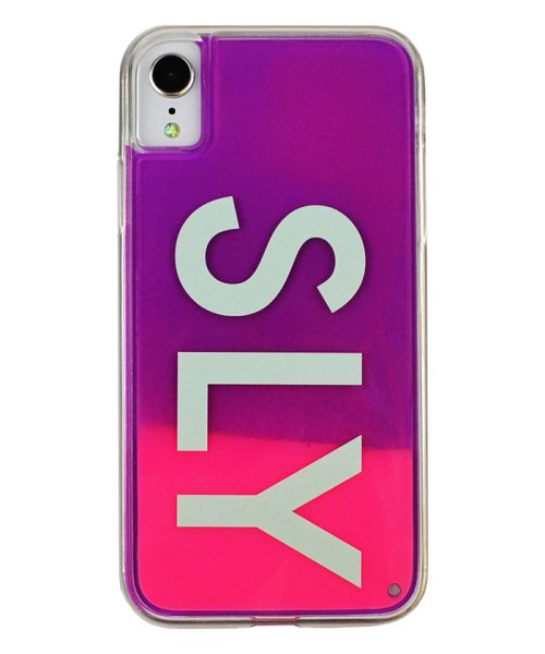 セール エムファクトリー Mーfactory Iphone ケース Iphonexr スライ Sly Logo ピンク 紫 ネオンサンドケース アイフォンケース スマホケース Iphonexr Magaseek