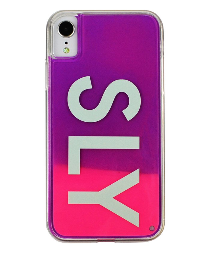 Iphone ケース Iphonexr スライ Sly Logo ピンク 紫 ネオンサンドケース アイフォンケース スマホケース Iphonexr エムファクトリー Mーfactory Magaseek