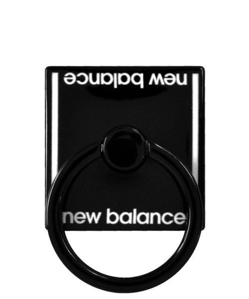 new balance(ニューバランス)/スマホリング スマホスタンド ニューバランス New Balance ベーシック ブラック iphone xperia galaxy 多機種対応/ブラック