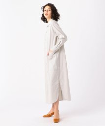 GALERIE VIE(GALERIE VIE)/コットンストレッチブロード ロングシャツワンピース/52ライトグリーン系