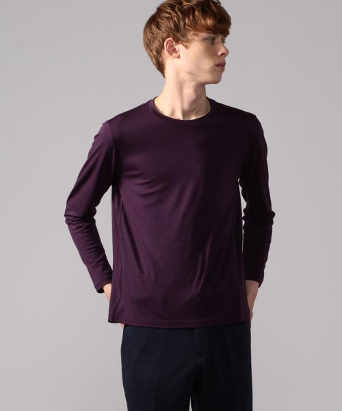 TOMORROWLAND MENS(TOMORROWLAND MENS)/ウールジャージー クルーネックカットソー REDA ACTIVE UTILITY/77パープル