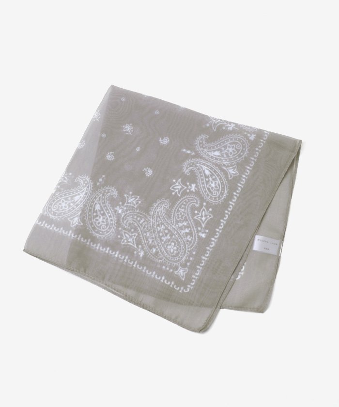 シフォンバンダナ柄スカーフ ルクールブラン Le Coeur Blanc Magaseek