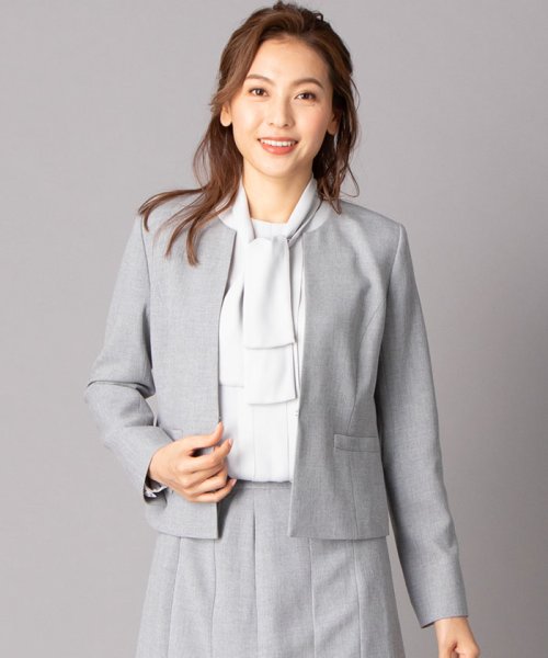 セール ノーカラーショートジャケット レリアンプラスハウス Leilian Plus House Magaseek