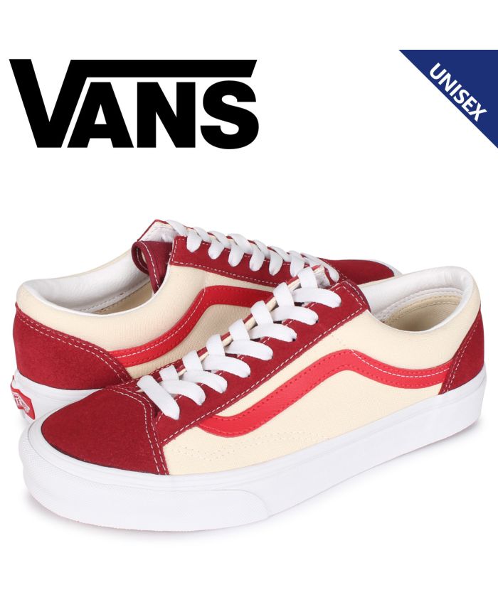 通販最新作 VANS - VANS STYLE 36バンズ スタイル 36 赤色レッドの通販