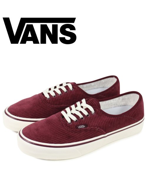 VANS(ヴァンズ)/VANS ヴァンズ オーセンティック スニーカー メンズ バンズ AUTHENTIC SF ワイン レッド VN0A3MU6T7W/ブラウン