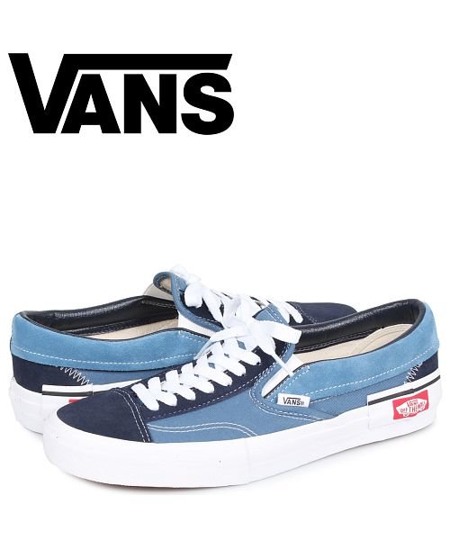 Vans バンズ スリッポン キャップ リフレクティブ スニーカー メンズ ヴァンズ Slip On Cap Reflective ブルー Vn0a3wm5tu ヴァンズ Vans Magaseek