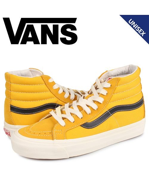 Vans ヴァンズ Og Sk8 Hi Lx スニーカー メンズ レディース スケートハイ イエロー Vn0a4bvbvz6 12 13 新入荷 ヴァンズ Vans Magaseek