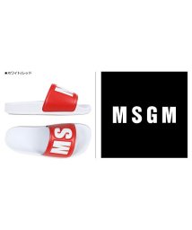 MSGM/MSGM エムエスジーエム サンダル レディース シャワーサンダル POOL SLIDE CON LOGO 2441MDS200 002 ホワイト/503017250