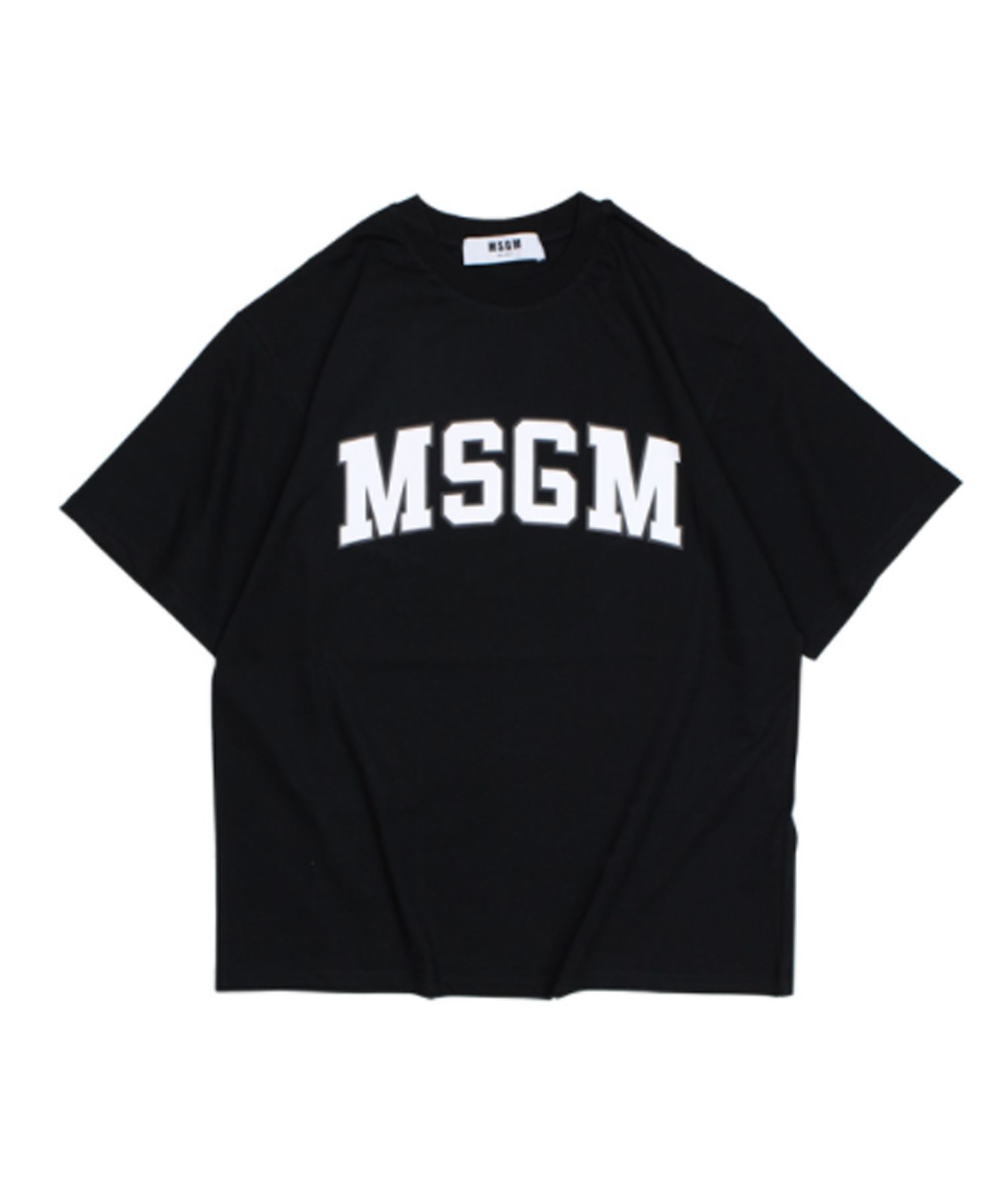 MSGM エムエスジーエム 日本限定 ロゴTシャツ ホワイトシルバー