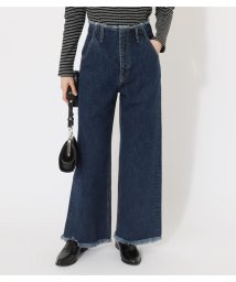 AZUL by moussy(アズールバイマウジー)/FRINGE DENIM WIDE/D/BLU3