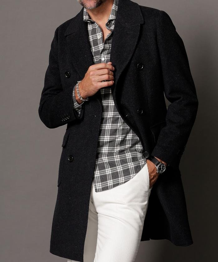 セール アンゴラ混 ポロコート 503036562 ナノ ユニバース Nano Universe Magaseek