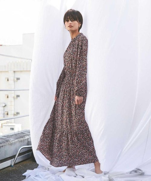 セール Odorantes 小花柄マキシワンピース ナノ ユニバース Nano Universe Magaseek