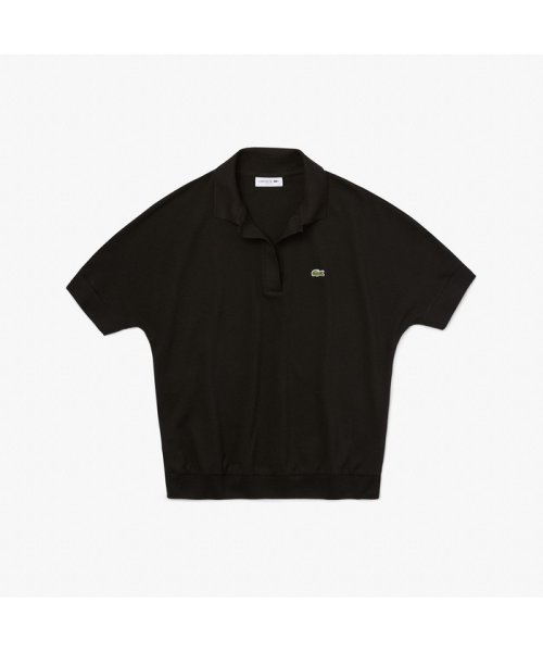 LACOSTE(ラコステ)/リラックスフィットピケポロシャツ（半袖）/ブラック